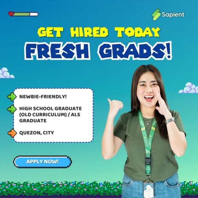 Hiring for Fresh Graduates